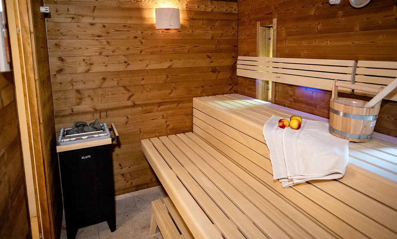 Die Sauna des Baderhauses